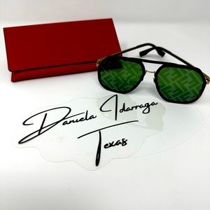 Brand new FENDI monogram aviator sunglasses.